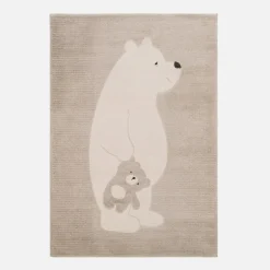 Dywan z niedźwiadkiem kremowy KIDY 160x230 cm