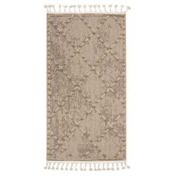 Dywan zewnętrzny romby beż BOUCLE 80x150 cm