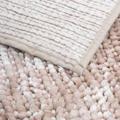 Dywanik łazienkowy beżowy CHENILLE 40x60 cm