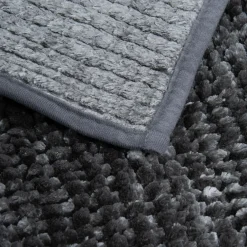 Dywanik łazienkowy ciemnoszary CHENILLE 50x80 cm