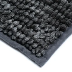 Dywanik łazienkowy ciemnoszary CHENILLE 40x60 cm