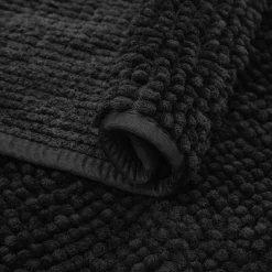 Dywanik łazienkowy czarny TOLEDO 50x80 cm