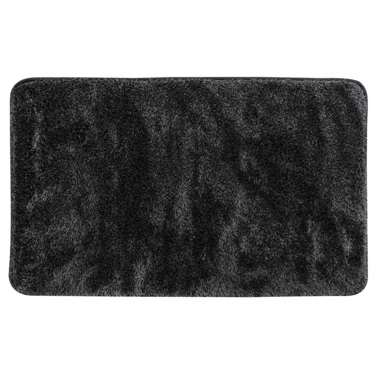 Dywanik łazienkowy glamour czarny GLAM 50x80 cm