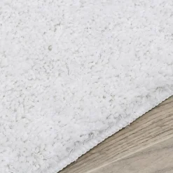 Dywanik łazienkowy glamour biały 50x80 cm