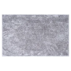 Dywanik łazienkowy jasnoszary CHENILLE 50x80 cm