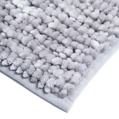 Dywanik łazienkowy jasnoszary CHENILLE 40x60 cm