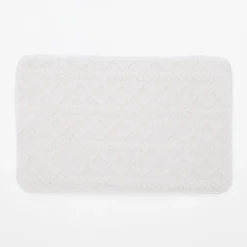 Dywanik łazienkowy NORDIC, kremowy, 50x80 cm