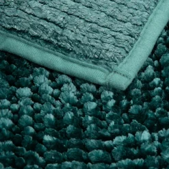 Dywanik łazienkowy zielony CHENILLE 50x80 cm