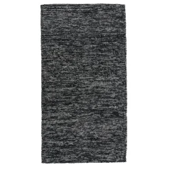 Dywanik do przedpokoju czarno-szary LUND 80x150 cm