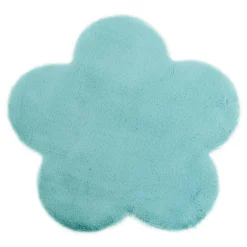 Dywanik niebieski kwiatek NEBBIA 60x60 cm