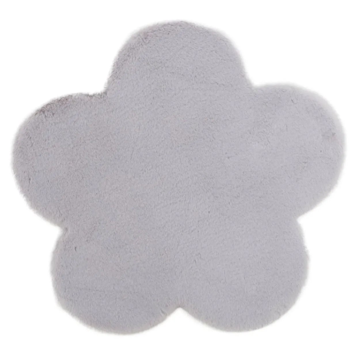 Dywanik szary kwiatek NEBBIA 60x60 cm