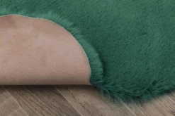 Dywanik w kształcie kwiatka zielony NEBBIA 60x60 cm