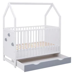 Łóżeczko ze stelażem LOEN 60x120 cm