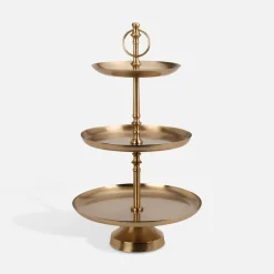 Etażerka złota 30x50 cm