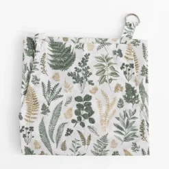 Fartuszek kuchenny bawełniany w paprotki 60x80 cm