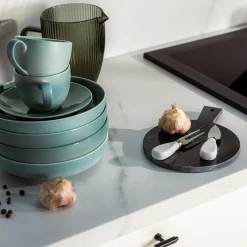 Filiżanka GRANITE MINT BLUE porcelana Bogucice 300 ml