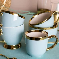 Filiżanka porcelanowa Jumbo AURORA GOLD 400 ml