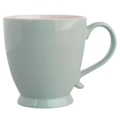 Filiżanka porcelanowa na nóżce miętowa Jumbo URBAN 400 ml