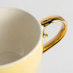 Filiżanka porcelanowa na nóżce Jumbo AURORA GOLD 400 ml