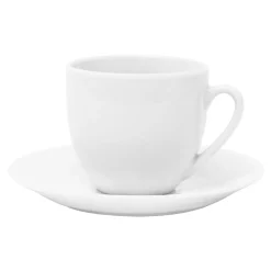 Filiżanka ze spodkiem porcelanowa RONDO 250 ml