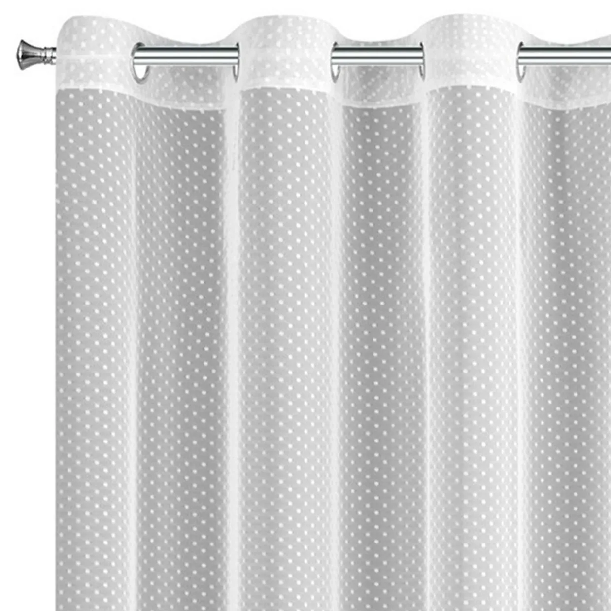 Firana do salon biała JULITA 135x250 cm