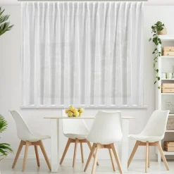 Firana do salonu biała SIMONE 400x170 cm