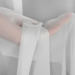 Firana do salonu biała SIMONE 400x170 cm