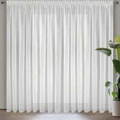 Firana do salonu na taśmie biała ESEL350x250 cm
