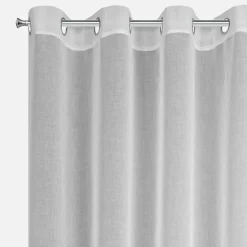 Firana na przelotkach etno biała DANA 140x250 cm