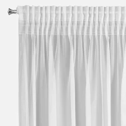 Firana na taśmie biała AMY 300x150 cm