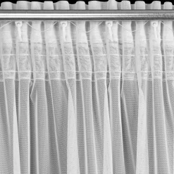 Firana na taśmie biała AMY 300x150 cm