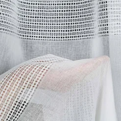 Firana na taśmie biała INES 140x270 cm