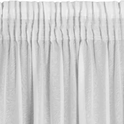 Firana na taśmie biała TULSA 140x270 cm