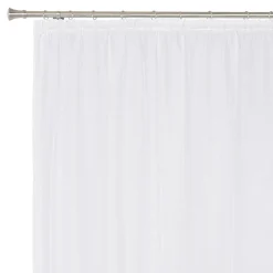 Firana z koronką na taśmie marszczącej biała ZIGI 290x160 cm
