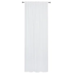 Firana z taśmą biała REMO 140x260 cm