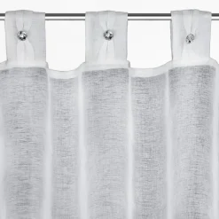 Firana zazdrostka biała SEVILLA 30x150 cm