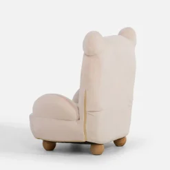 Fotel AKUKA w kształcie misia jasny beż