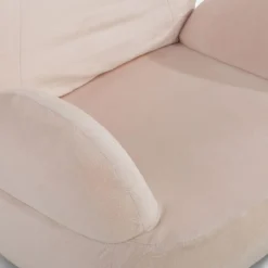 Fotel AKUKA w kształcie misia jasny beż