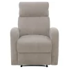 Fotel beżowy z funkcją relaks BLOOM