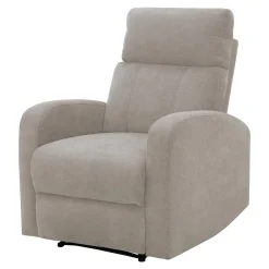 Fotel beżowy z funkcją relaks BLOOM