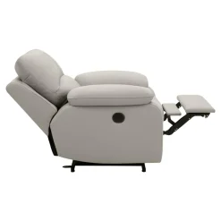 Fotel beżowy z funkcją relaks OPUS