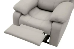 Fotel beżowy z funkcją relaks OPUS