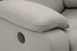 Fotel beżowy z funkcją relaks OPUS