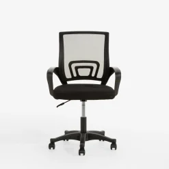 Fotel biurowy czarny LINERTA