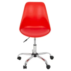 Fotel biurowy czerwony CHUBBY