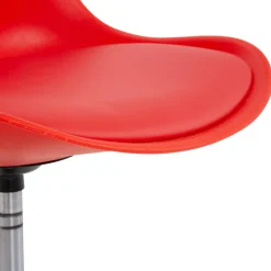 Fotel biurowy czerwony CHUBBY