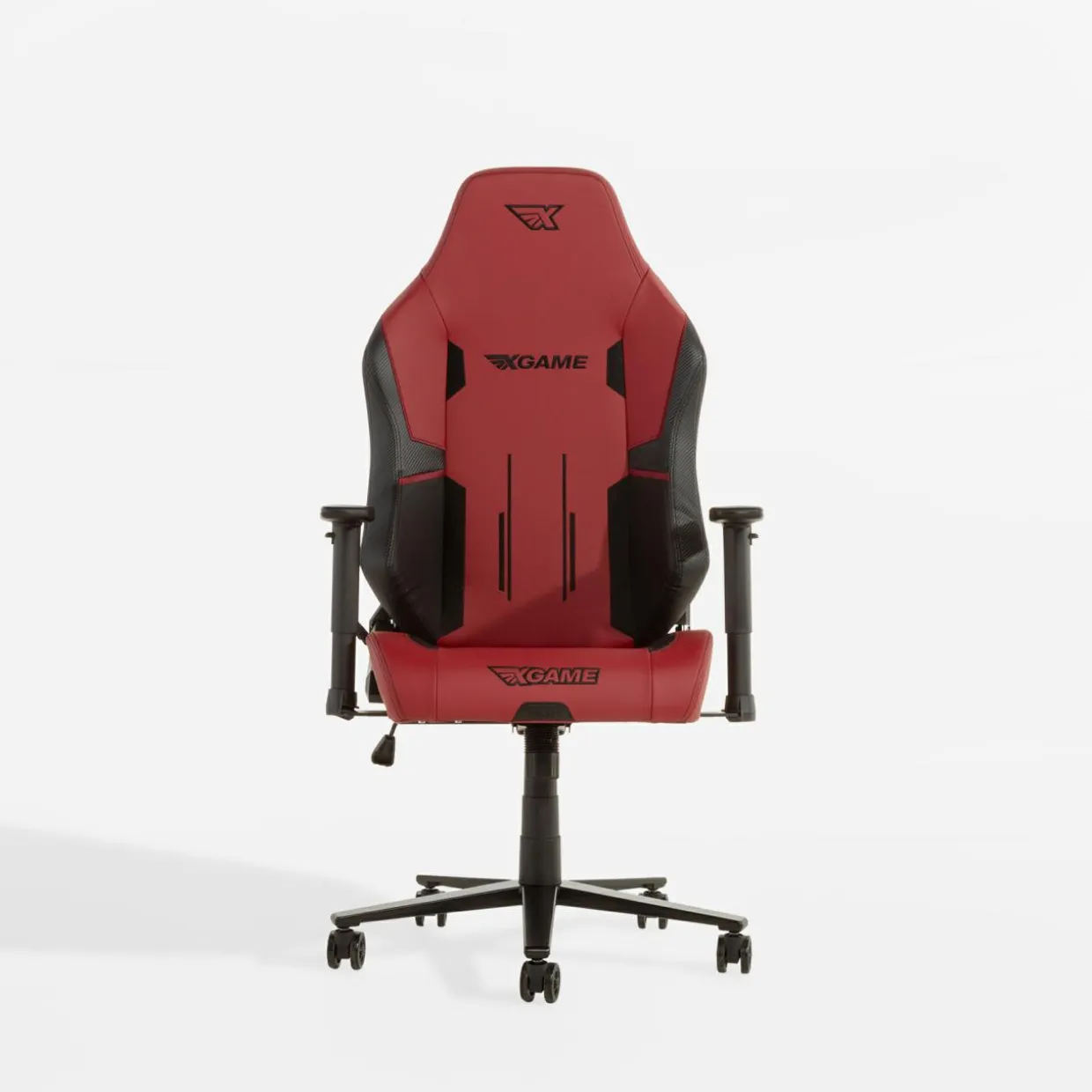 Fotel biurowy czerwony VEDNES