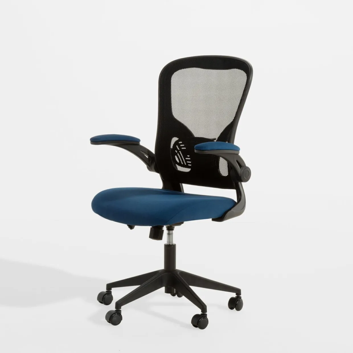 Fotel biurowy granatowo-czarny SARBIENO