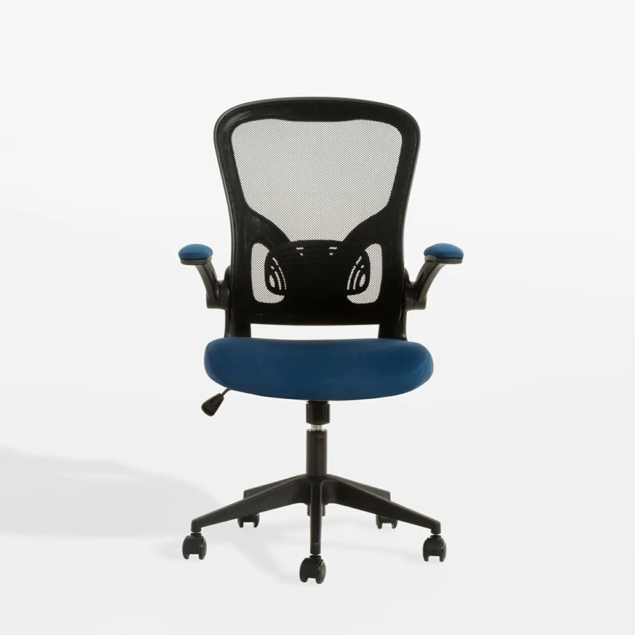 Fotel biurowy granatowo-czarny SARBIENO