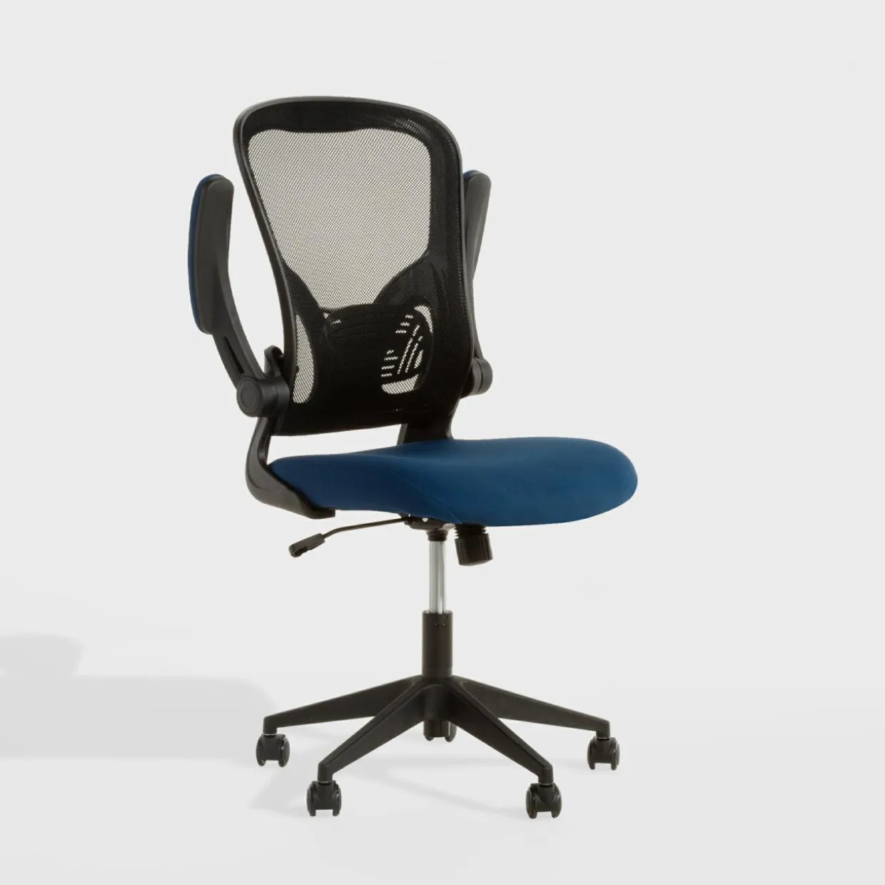 Fotel biurowy granatowo-czarny SARBIENO